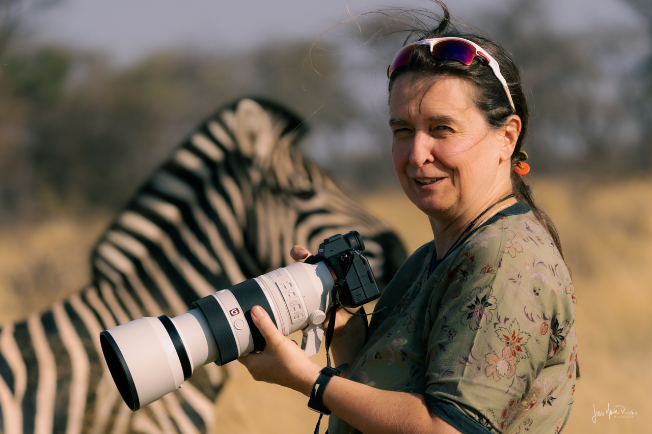 fotografa con zebra